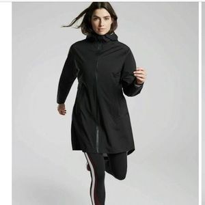 Athleta Palisades Waterproof Jacket, black XS
